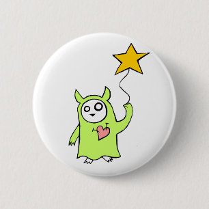 Starry Monster 6 Cm Round Badge