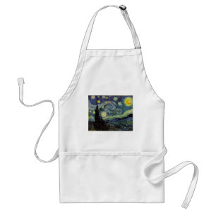 starry night,1889,Vincent van Gogh Standard Apron