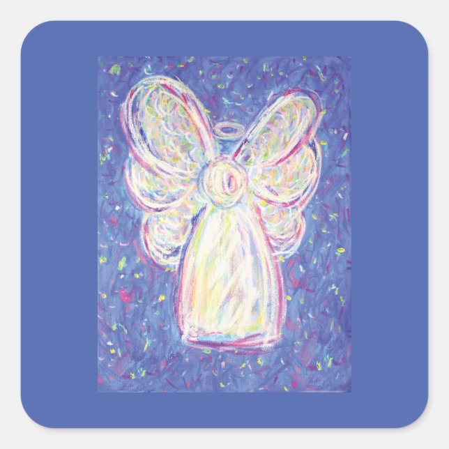 Starry Night Angel Art Sticker Decals (Front)