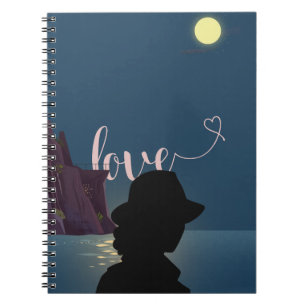 Starry Night Anime Sky – Romantic Celestial Design Notebook