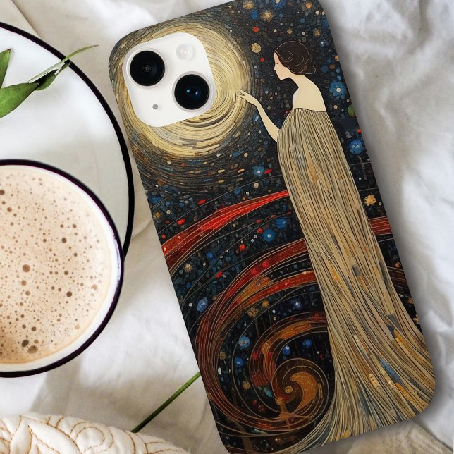 Starry Night Art Nouveau Grace  Case-Mate iPhone Case (Creator Uploaded)