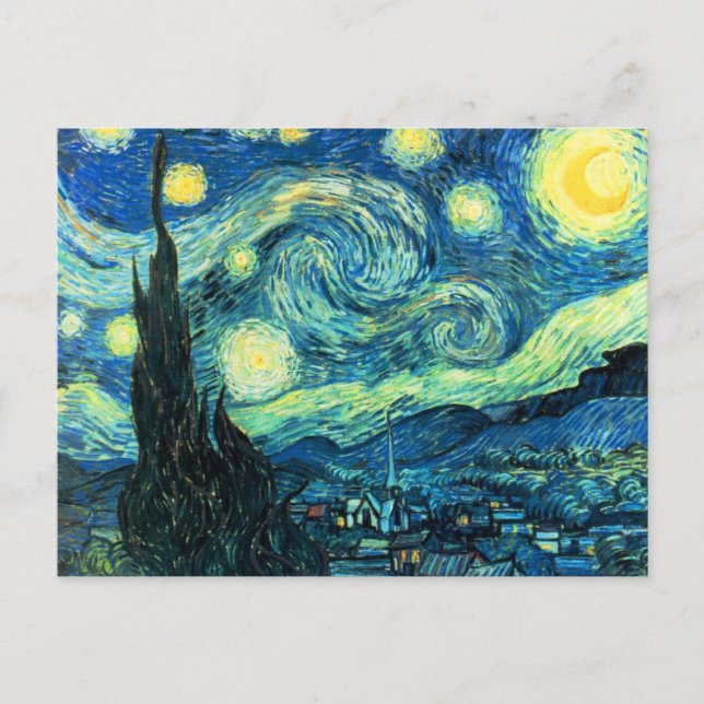 Starry Night art Postcard (Front)