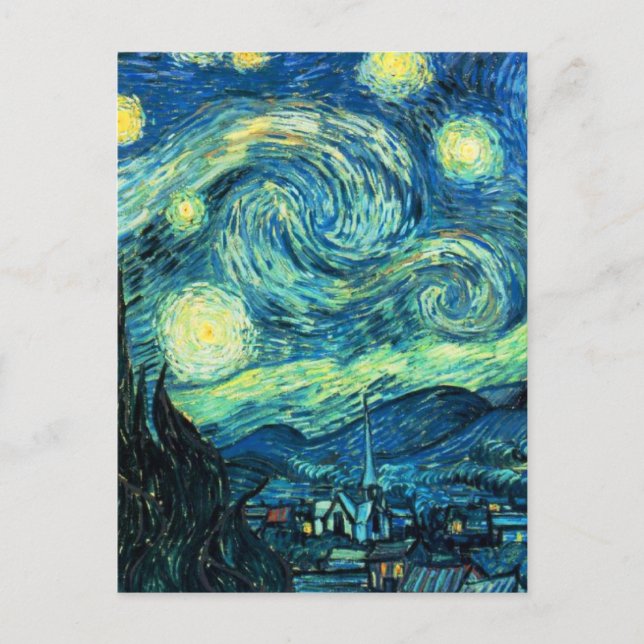 Starry Night art Postcard (Front)