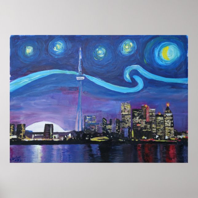 Starry Night at Toronto Poster (Front)