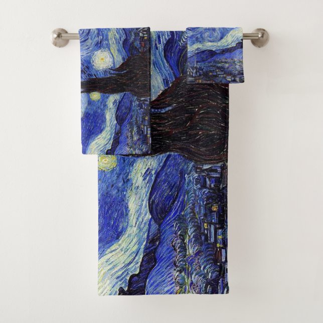 Starry Night Bath Towel Set (Insitu)