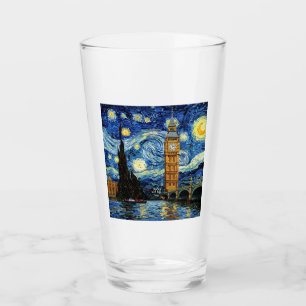 Starry Night Big Ben London England Glass