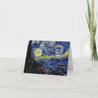 Starry Night Blank Card