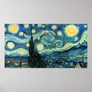 Starry Night but it's Bigger Poster