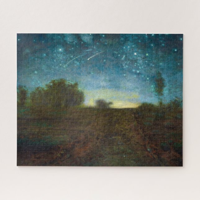 Starry Night by Jean-Francois Millet Jigsaw Puzzle (Horizontal)