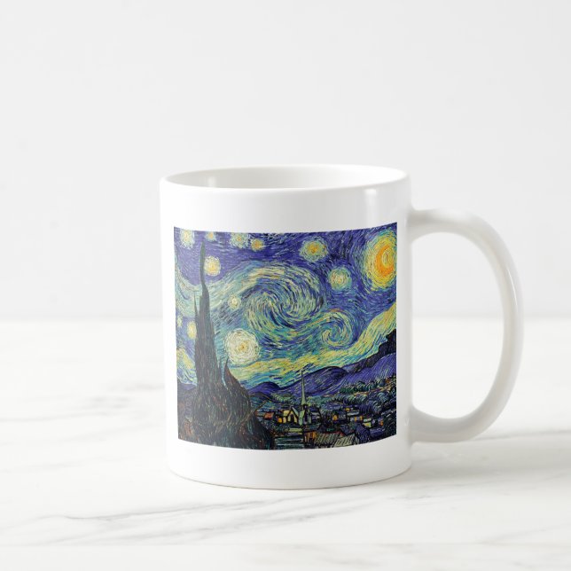 Starry Night by van Gogh Coffee Mug (Right)