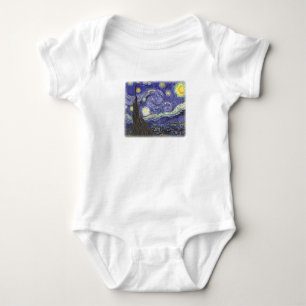 Starry Night by Van Gogh infant creeper