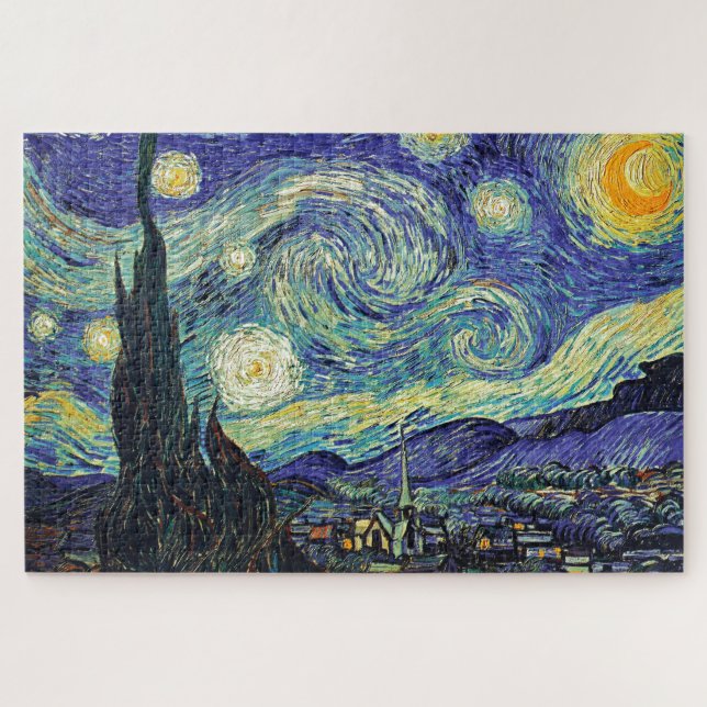 Starry Night by van Gogh Jigsaw Puzzle (Horizontal)