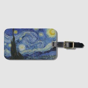 "Starry Night" by Van Gogh Luggage Tag