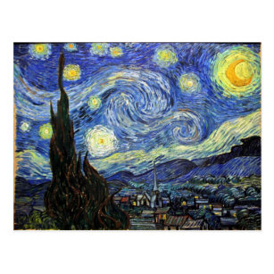Starry Night By Vincent Van Gogh 1889 Postcard