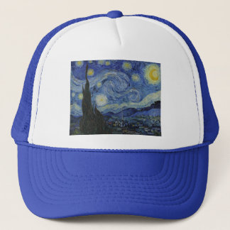 Starry Night by Vincent van Gogh - 1889 Trucker Hat