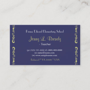 Starry Night by Vincent van Gogh. Business Card
