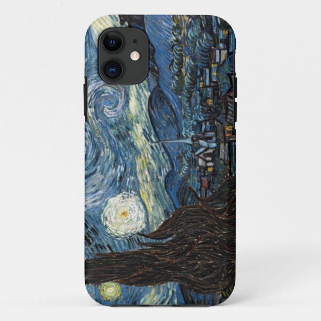 Starry Night by Vincent Van Gogh Case-Mate iPhone Case (Back)