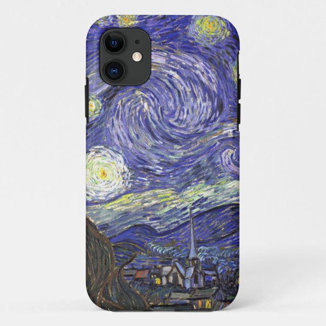Starry Night by Vincent van Gogh Case-Mate iPhone Case (Back)