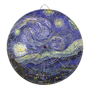 Starry Night by Vincent van Gogh Dartboard