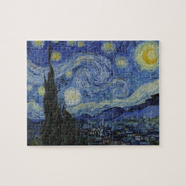 Starry Night by Vincent van Gogh Jigsaw Puzzle (Horizontal)
