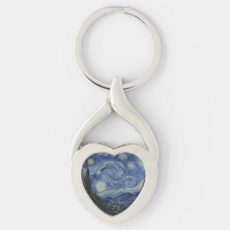 Starry Night by Vincent Van Gogh Key Ring