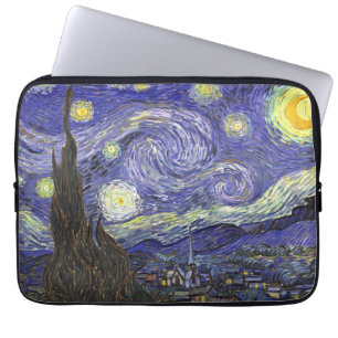 Starry Night by Vincent van Gogh Laptop Sleeve