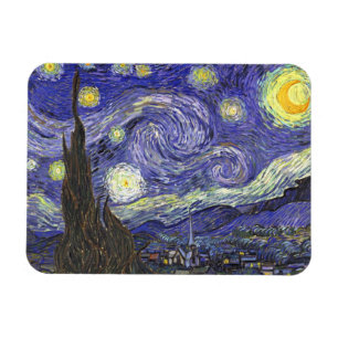 Starry Night by Vincent van Gogh Magnet