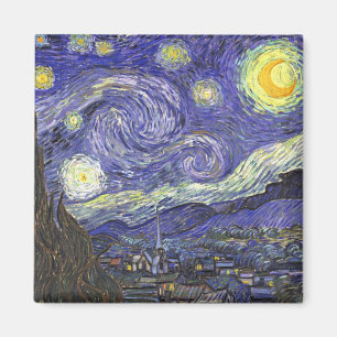 Starry Night by Vincent van Gogh Magnet