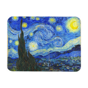 Starry Night by Vincent van Gogh Magnet