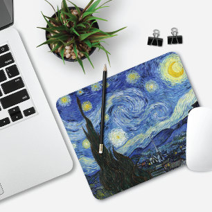 Starry Night by Vincent van Gogh Mouse Pad