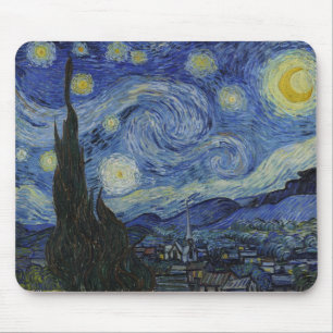Starry Night by Vincent van Gogh Mouse Pad
