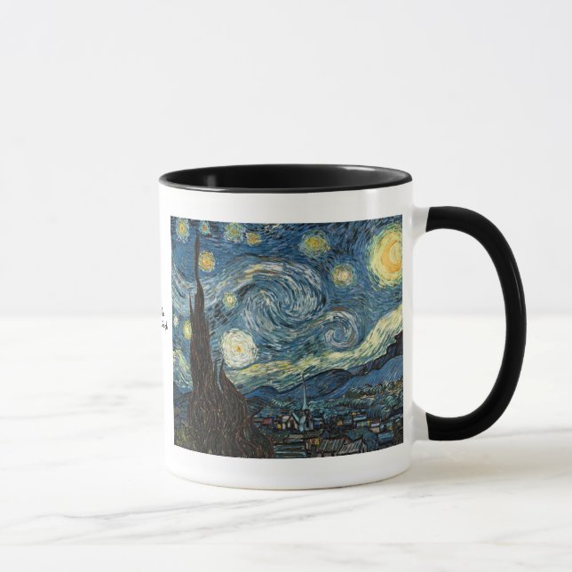 Starry Night by Vincent van Gogh Mug (Right)