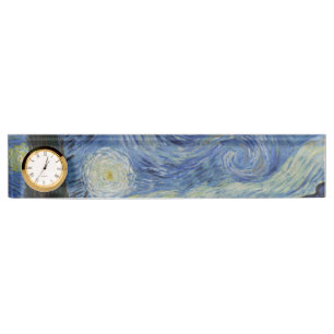 Starry Night by Vincent Van Gogh Nameplate