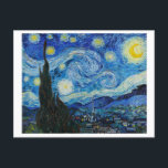 Starry Night by Vincent Van Gogh Postcard<br><div class="desc">Vincent Van Gogh's The Starry Night (1889)</div>