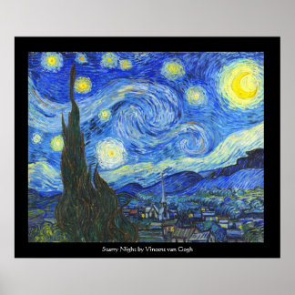 Starry Night by Vincent van Gogh Poster