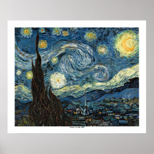 Starry Night by Vincent van Gogh Poster