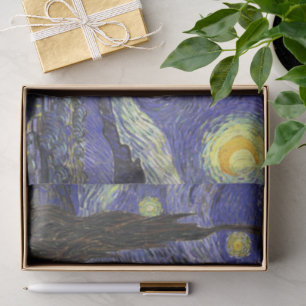 Starry Night by Vincent van Gogh Tissue Paper