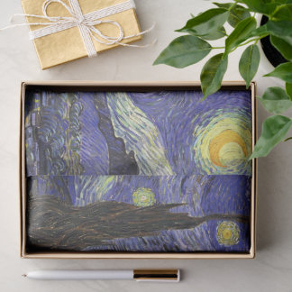 Starry Night by Vincent van Gogh Tissue Paper