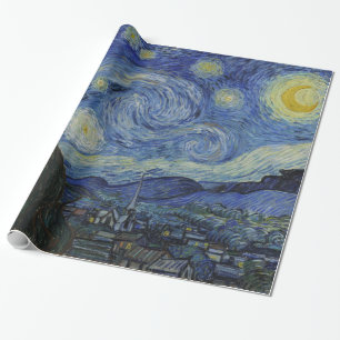 Starry Night by Vincent Van Gogh Wrapping Paper