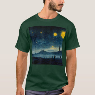 Starry Night Caspar David Friedrich T-Shirt Copy