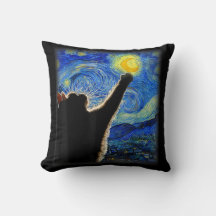 Starry Night Cat, Van Gogh Cat Lover Cat Dad Mom T