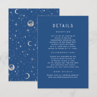 Starry Night Celestial Wedding Details