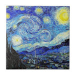 Starry Night Ceramic Tile<br><div class="desc">Beautiful gift.</div>