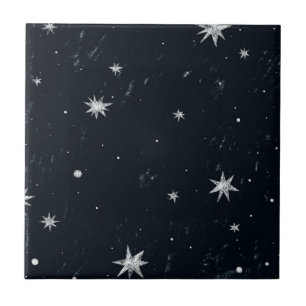 Starry Night Ceramic Tile
