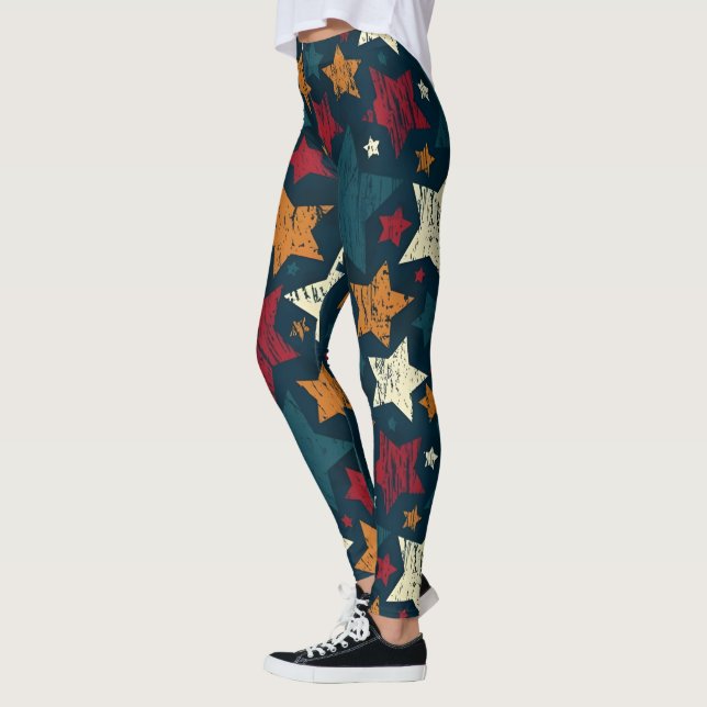 Starry Night Chaos Leggings (Left)