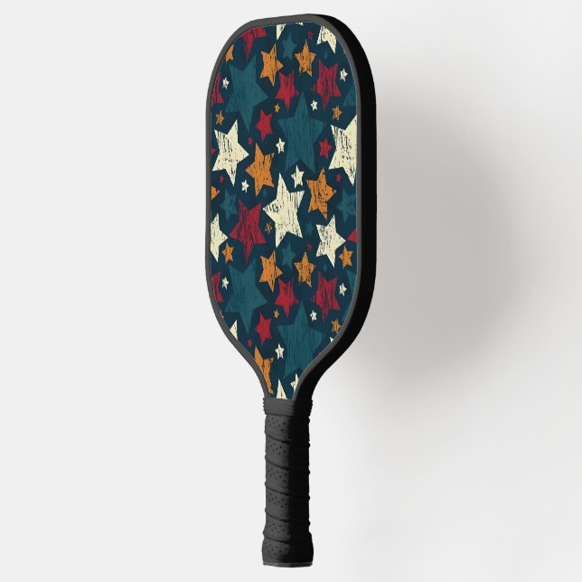 Starry Night Chaos Pickleball Paddle (Left)