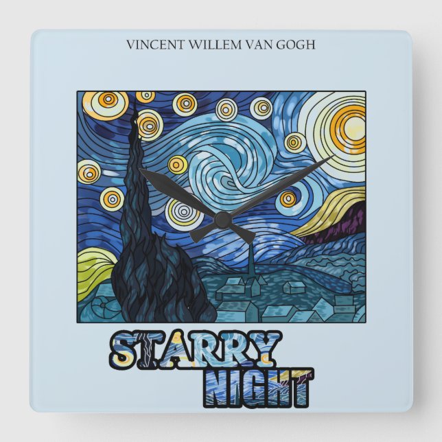Starry Night Clock (Front)
