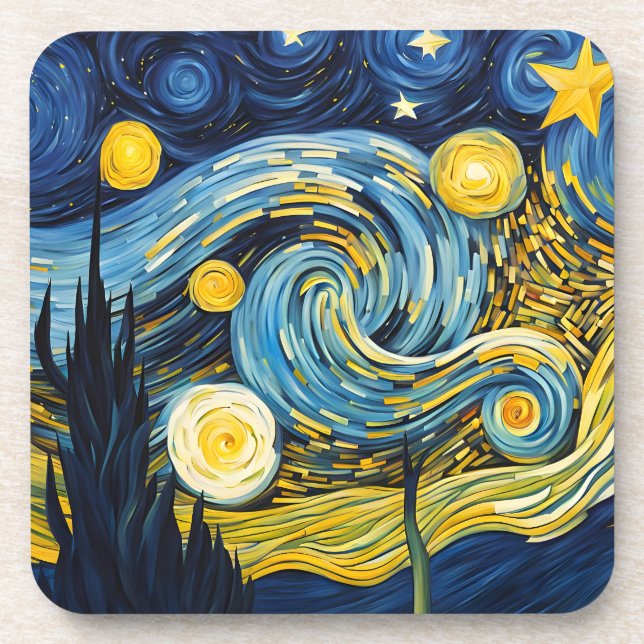 Starry Night Coaster (Front)
