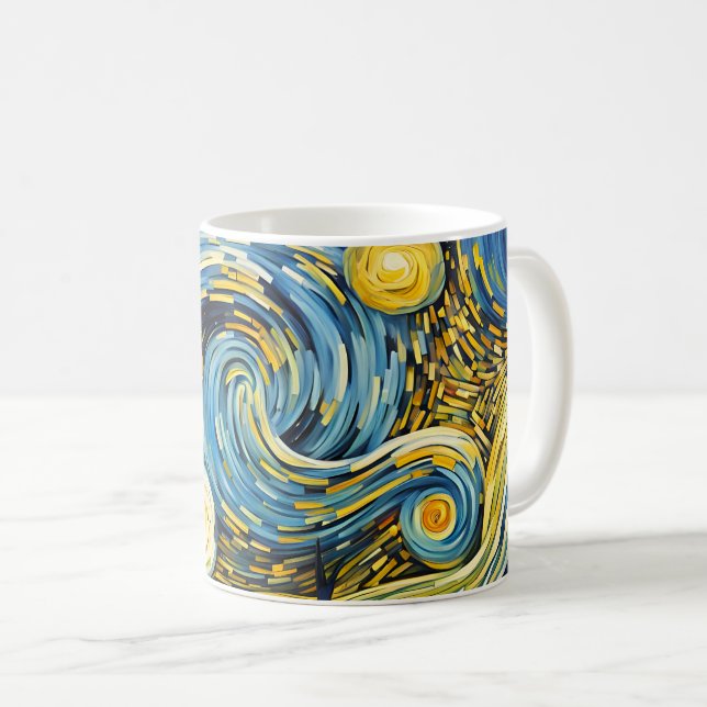 Starry Night Coffee Mug (Front Right)