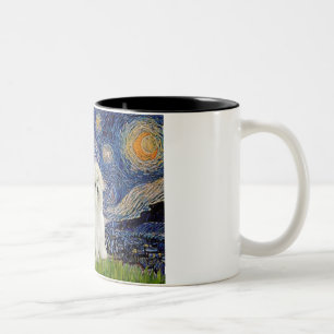 Starry Night - Coton de Tulear 7 Two-Tone Coffee Mug